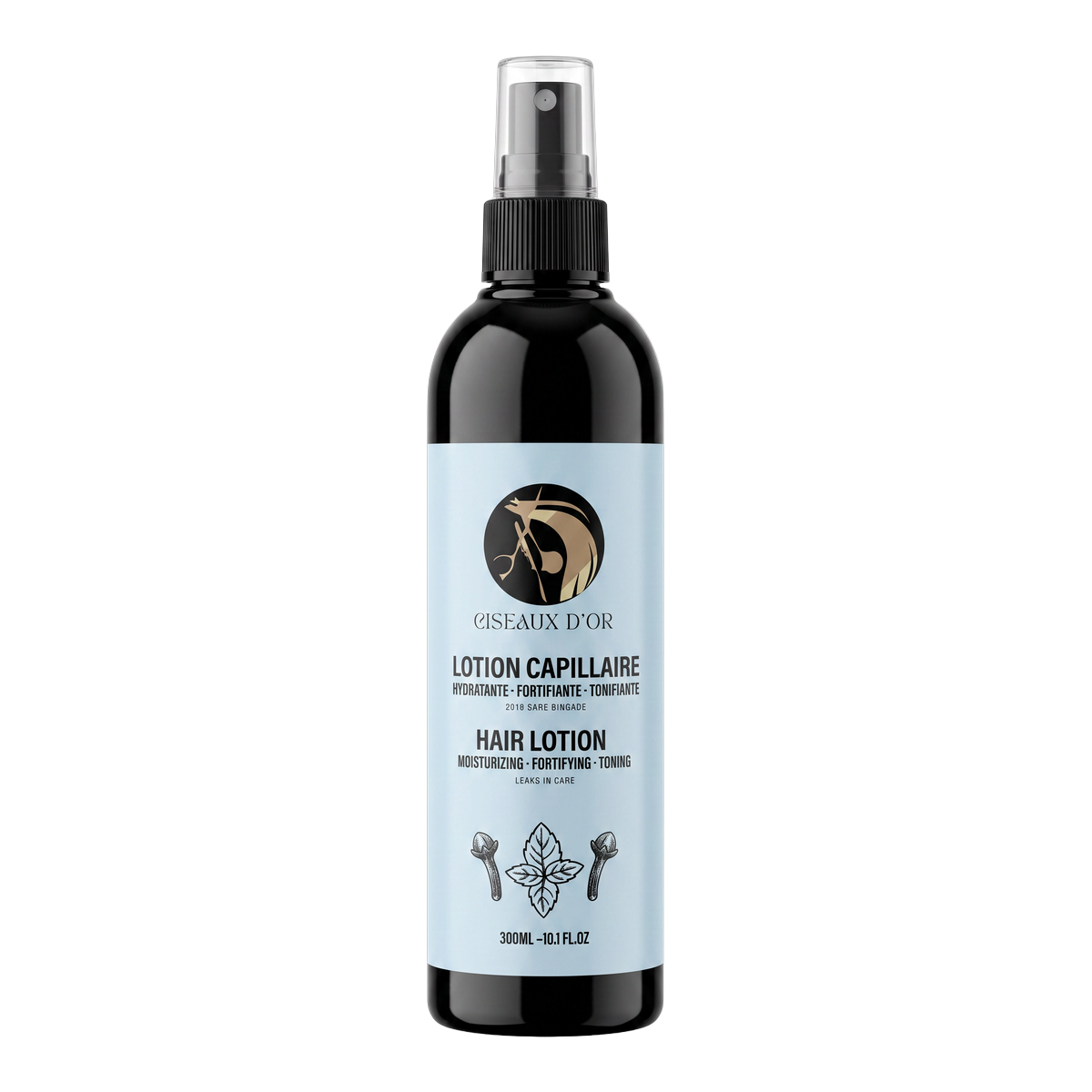 Spray Lotion Capillaire Ciseaux d'Or, hydratante fortifiante tonifiante