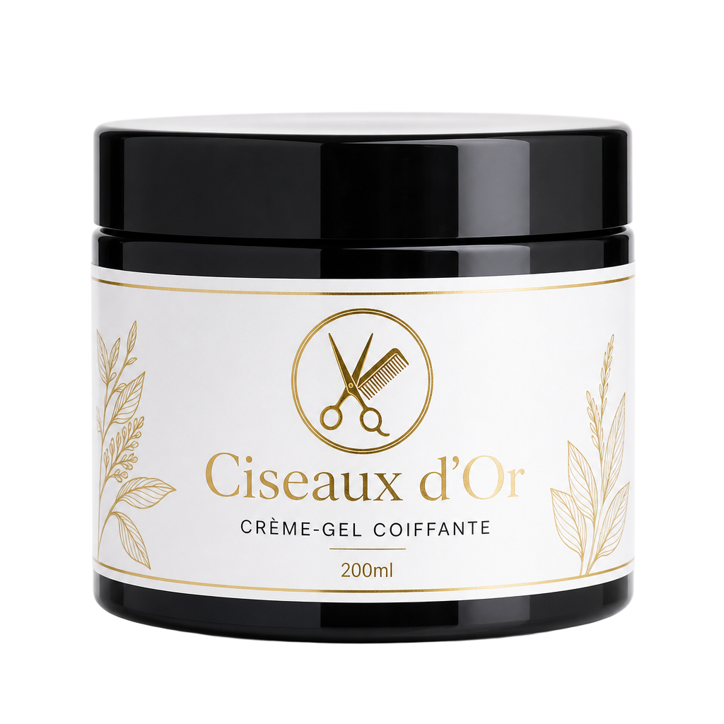 Pot noir Crème-Gel Coiffante Ciseaux d'Or 200 ml