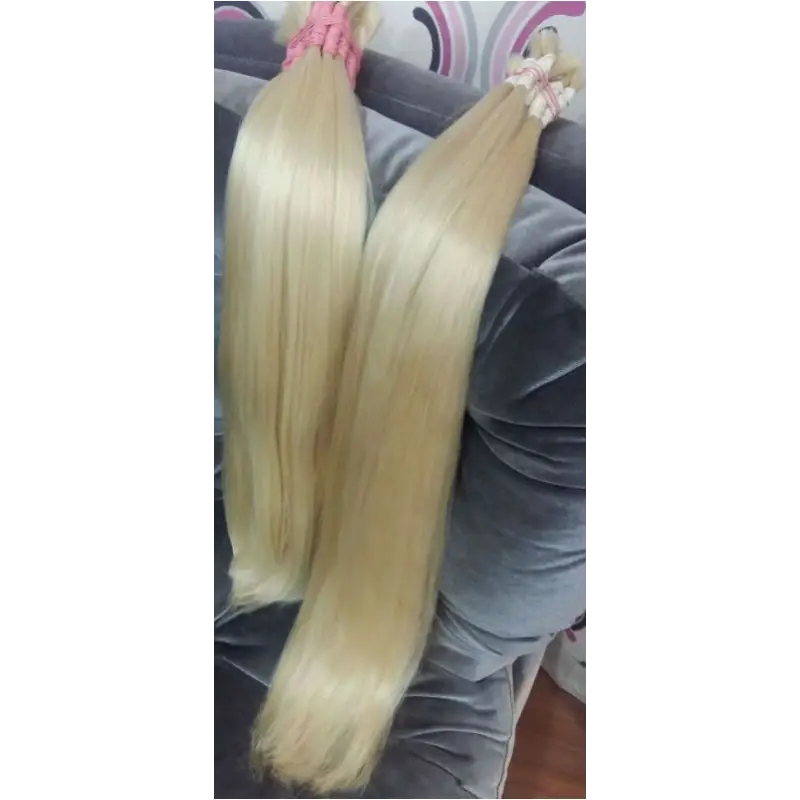 Mèches pour Extension au fil cheveux Brésiliens lisses - Blonds-7