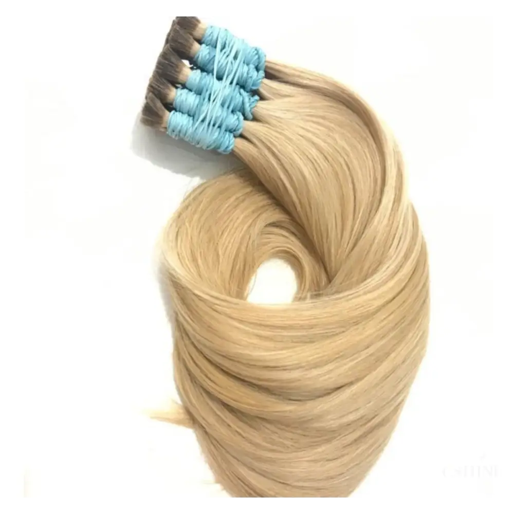 Mèches pour Extension au fil cheveux Brésiliens lisses - Blonds-4