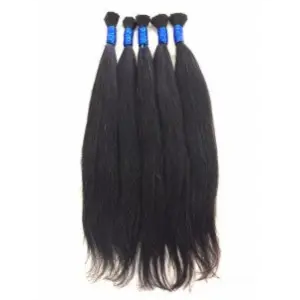 Mèches pour Extension au fil cheveux Brésiliens lisses-1