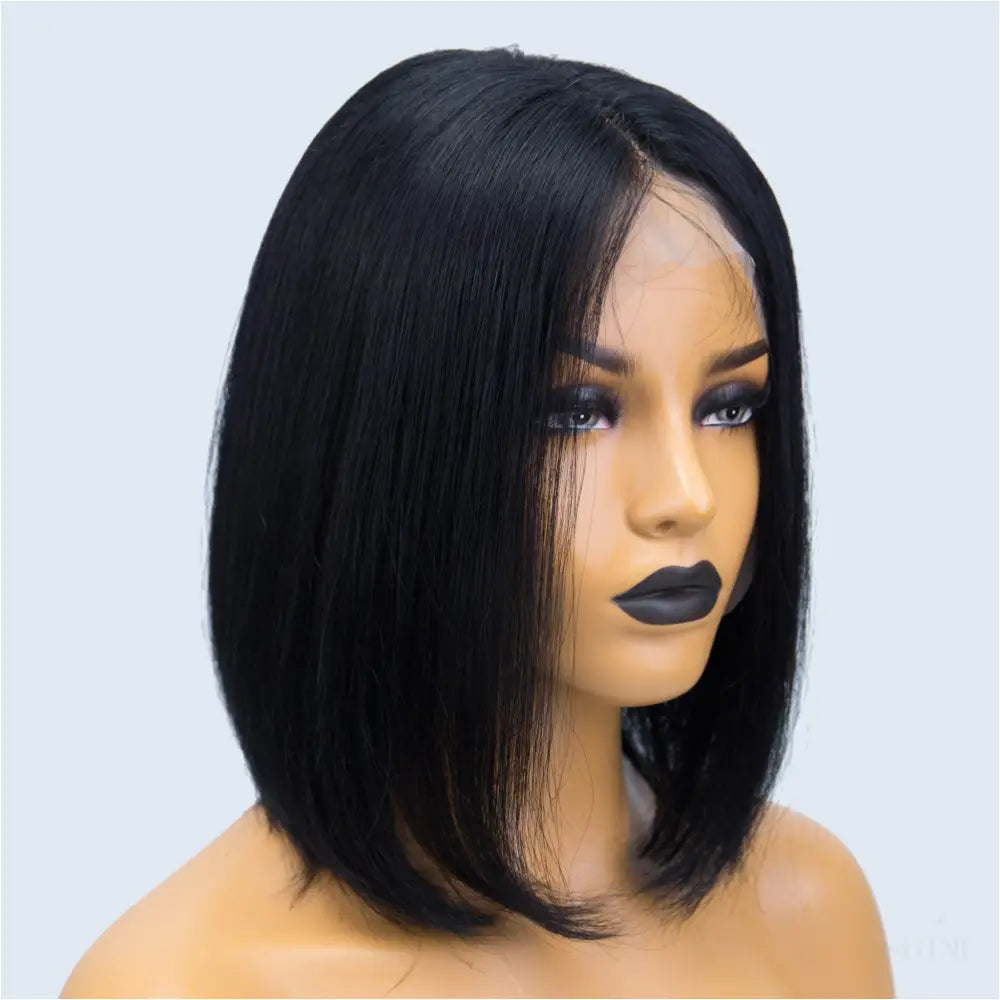 Perruque closure lace BOB WIG Brésilienne lisse-2