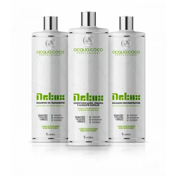 PROMO : Grand kit lissage brésilien-1 litre (3 pcs : Shampoing + Réducteur de volume + baume)-0